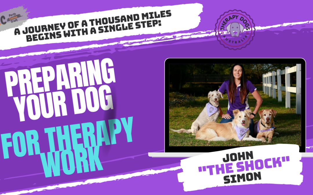 A Journey of a Thousand Miles Begins with a Single Step: Preparing Your Dog for Therapy Work